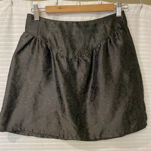 Anthropologie grey mini skirt